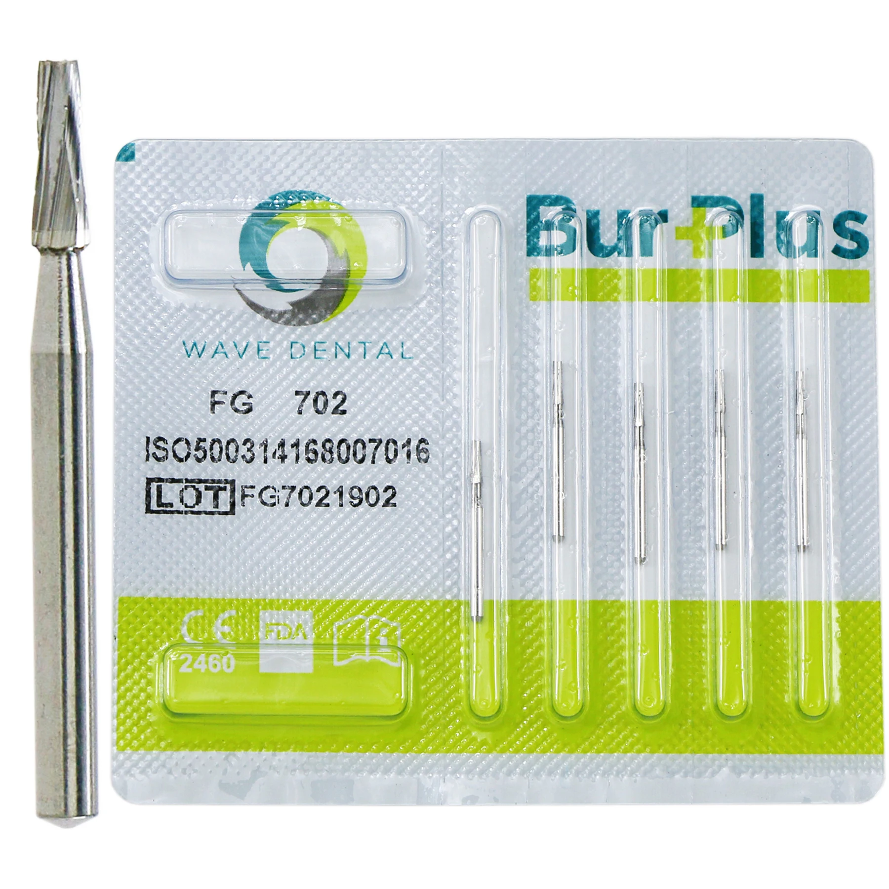 

5Pcs Wave Dental Operative Tungsten Carbide Bur Taper Fissure Burs FG 702