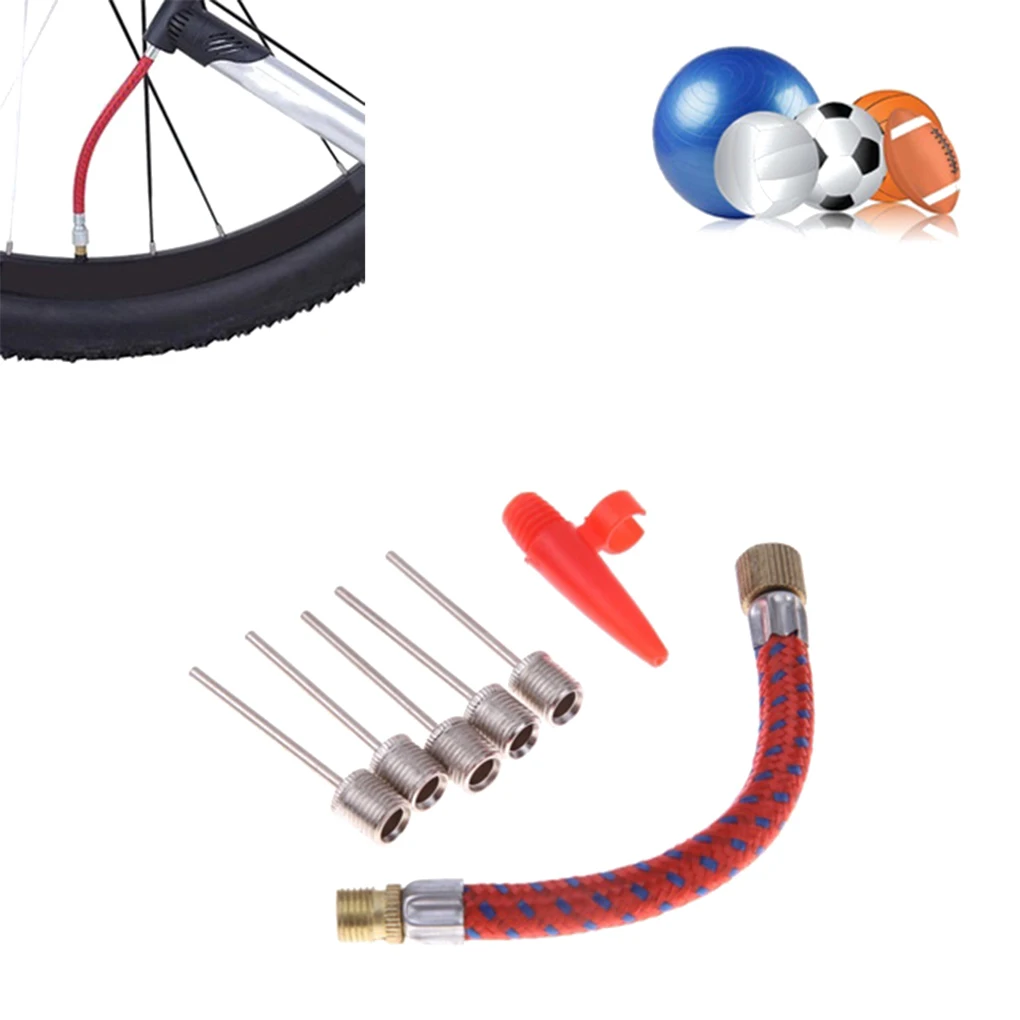 Насос для шин 7 шт./компл. шланг удлинитель велосипеда насос накачки воздуха набор
