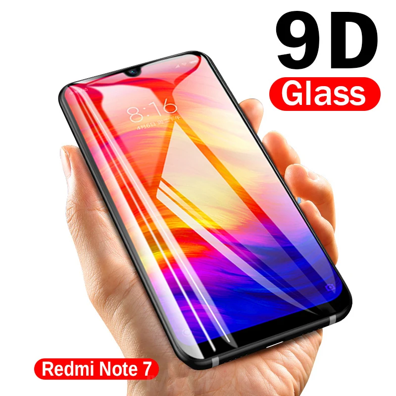 9D стекло для Xiaomi Redmi Note 7 Защита экрана закаленное Pro защитная пленка|Защитные