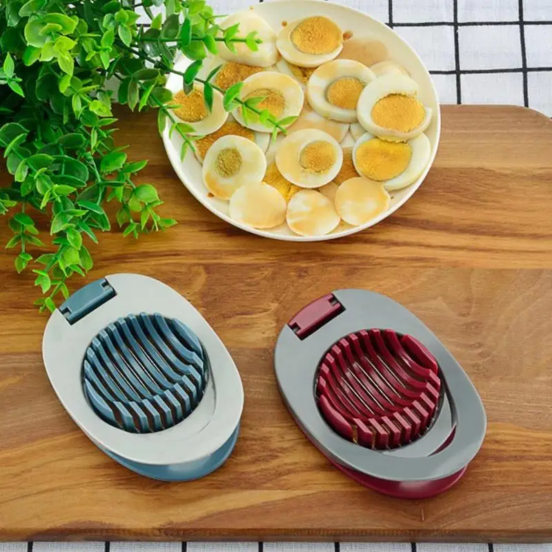 

Creative Multifunction Egg Slicers Section Cutter Divider Supplies Cut Kitchen Tool Egg Creative Plastic Splitter Egg Egg D Q5X9