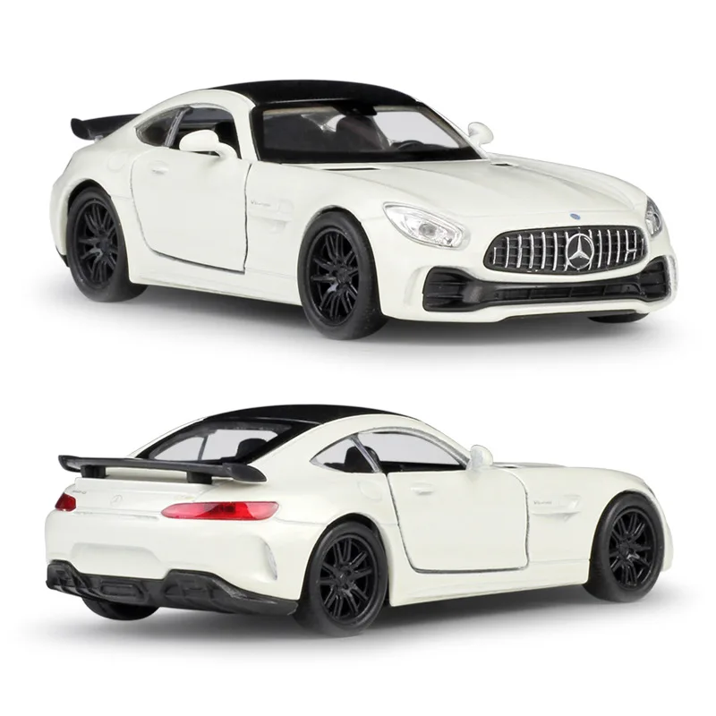 Модель автомобиля WELLY 1:36 Mercedes Benz AMG GT R из сплава модель литого под давлением