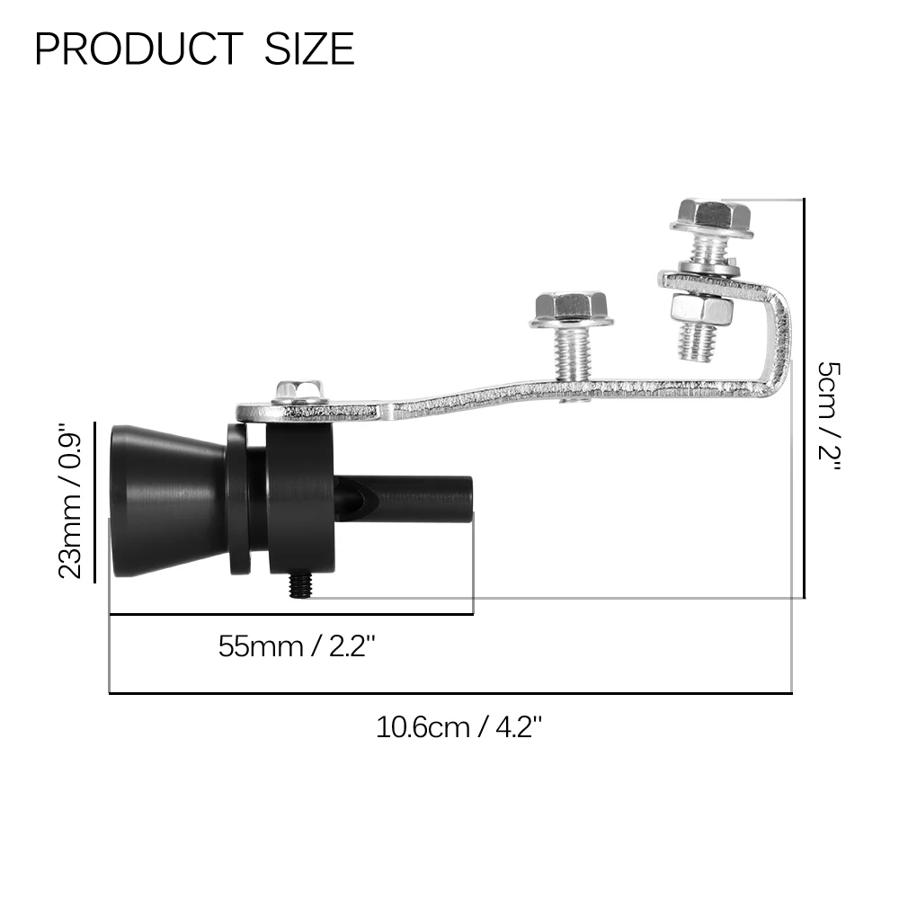 Универсальный звуковой симулятор автомобильный турбо свисток устройство для