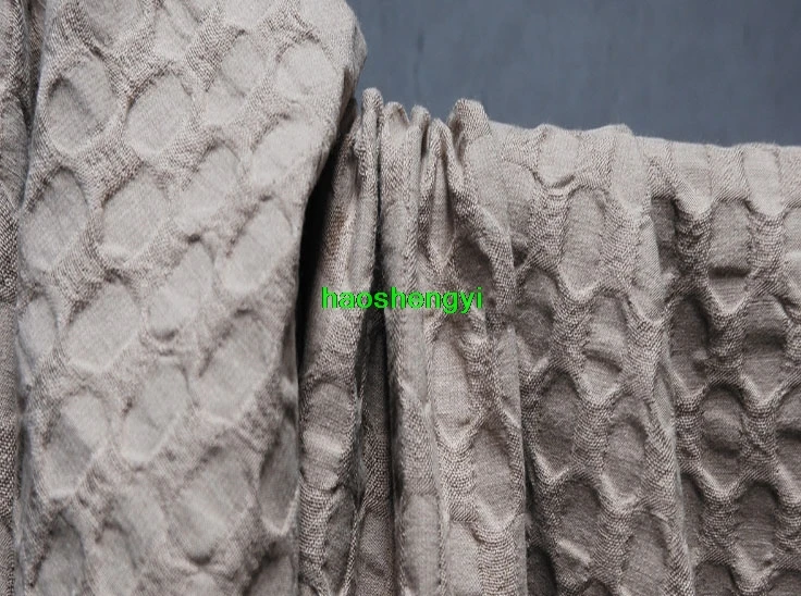 Высококачественная композиция из шерсти и хлопка вогнуто-выпуклая текстура