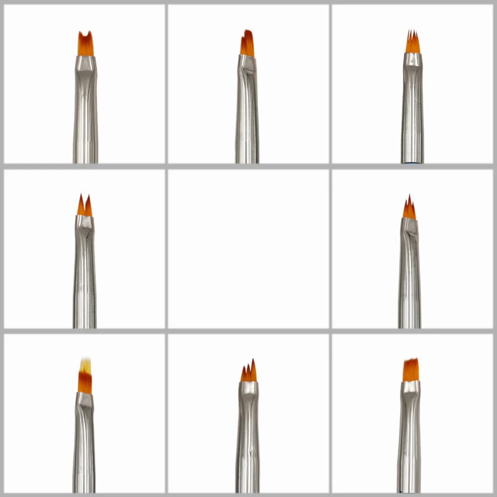 8 шт. градиентная УФ Гелевая Кисть для ногтей кисть рисования сделай сам