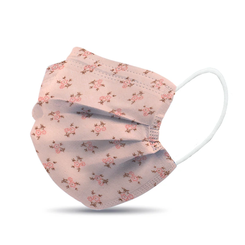 10/50 шт в коробке маска для лица независимых нетканые одноразовые взрослые Печати