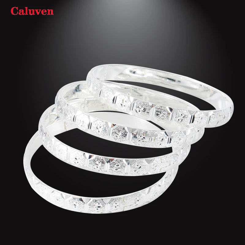 Дубай серебряные браслеты высокого качества женские ювелирные изделия невесты