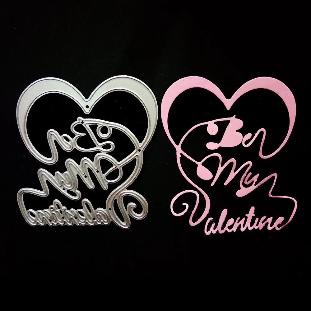 Буквы любовь рамка металлические режущие штампы для DIY скрапбукинга фотоальбом