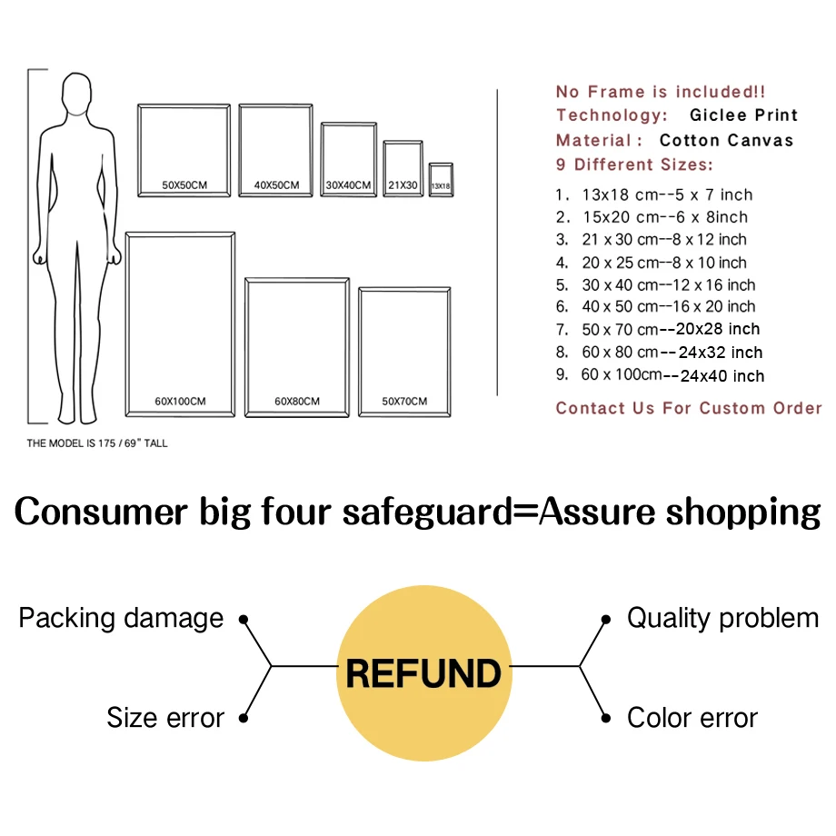 Мультяшная милая девушка кролик олень лиса гриб настенная Картина на холсте