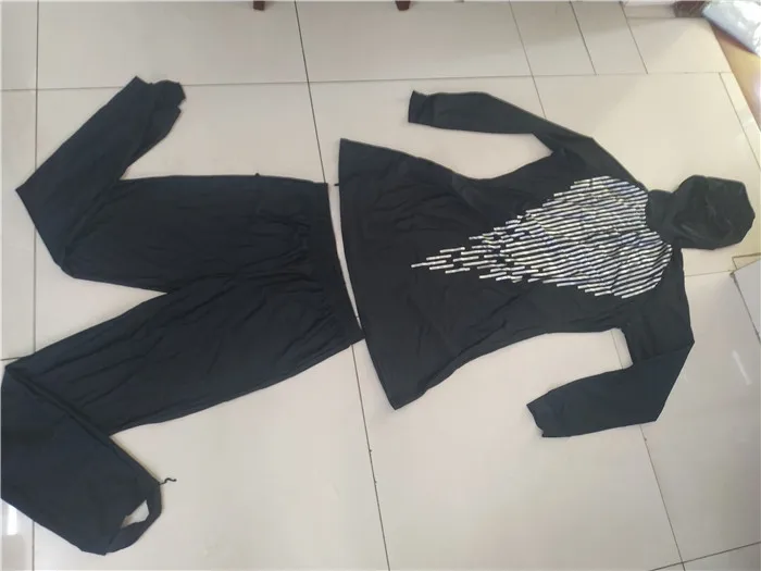 2XL 2 шт./компл. Для женщин арабских пляжная одежда хиджаб размера плюс полный охват