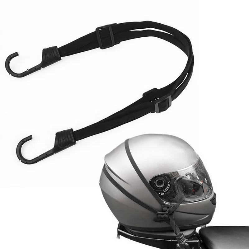 

60CM Motorcycle Helmet Straps Motorcycle Accessories Hooks Luggage Retractable Elastic Rope Fixed Strap Motos Helmet Luggage Net