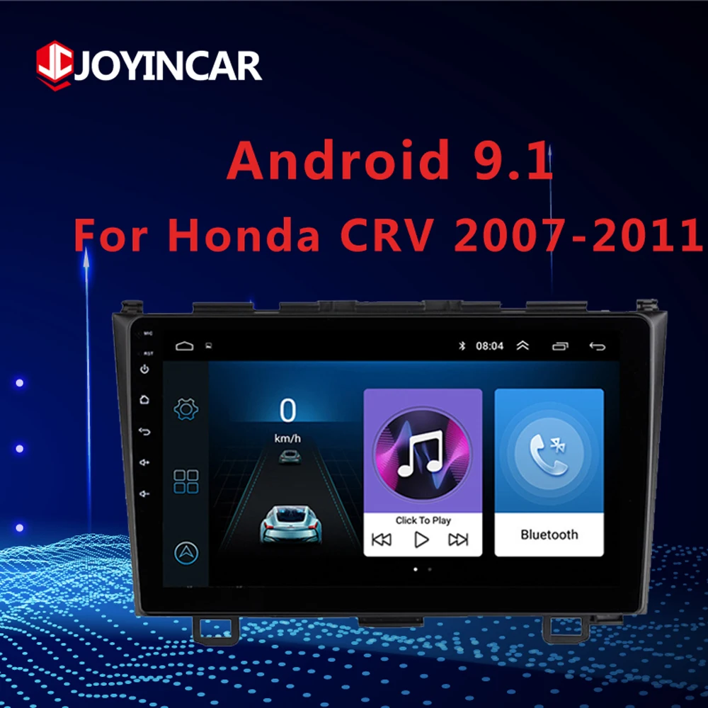 

9" 2din Android 9.1 Car Radio Multimedia Video Player for Honda CRV CR-V 2007 2008 2009 2010 2011 WiFi Stereo navi GPS BT
