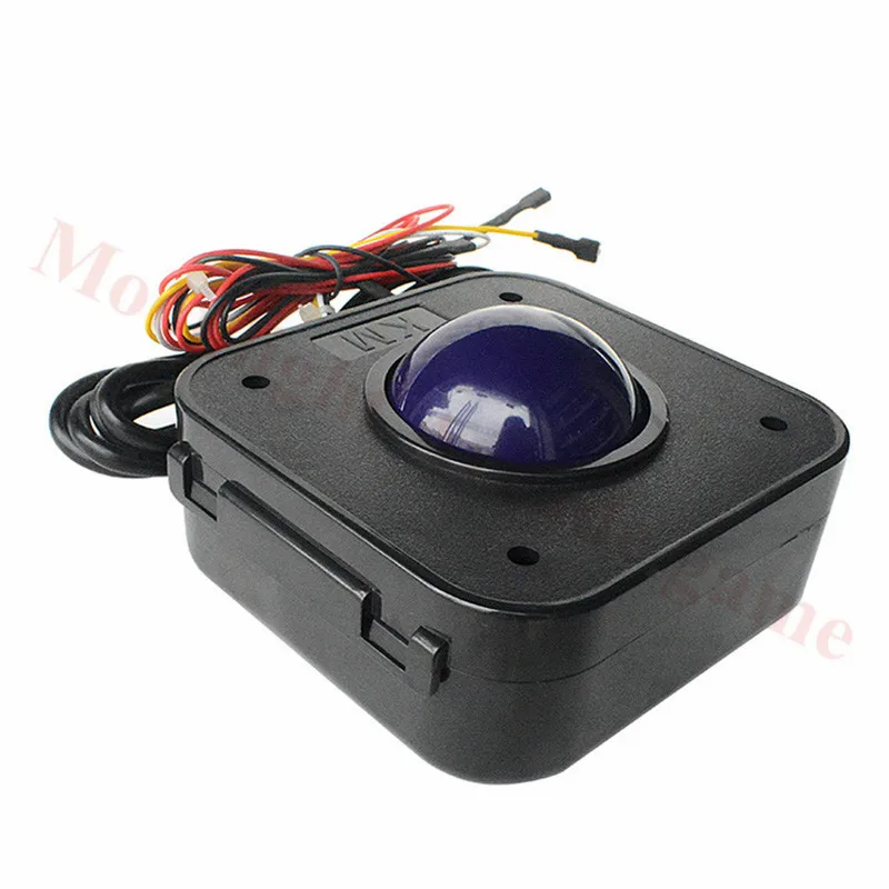 Фиолетовый 4 5 см круглый аркадный игровой трекбол мышь PS/2 разъем печатной платы