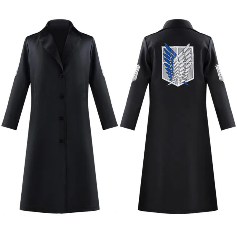 

Японское аниме «атака на Титанов», ветровка, черная накидка на Хэллоуин