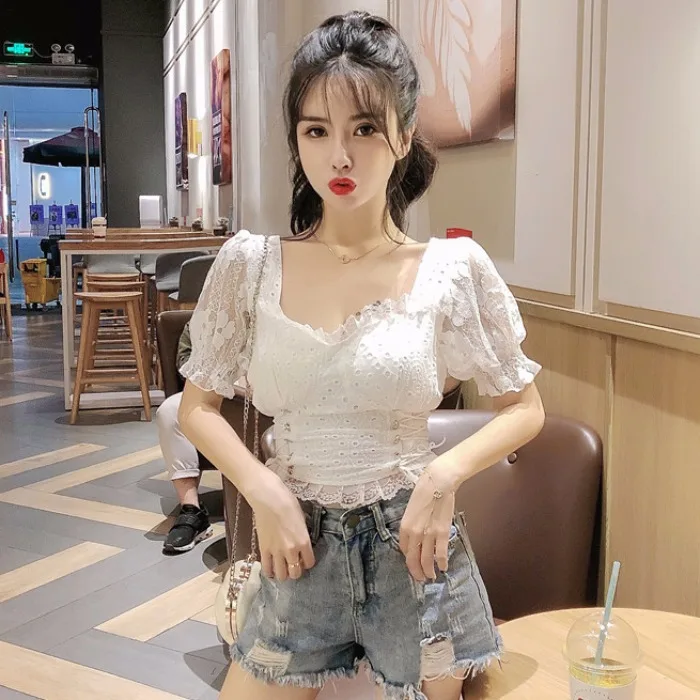 Женские топы с низким вырезом сексуальные блузки Новый Дизайнерский Модный