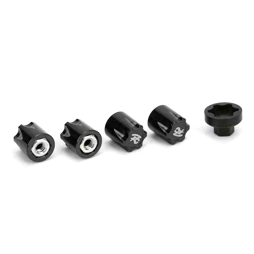 

4PCS Aluminium RC Car Wheel Rim Center Cap M4 Nut for 1/10 RC Crawler TRX4 Axial SCX10 90046 D90 Tamiya MST Upgrade Parts Spare