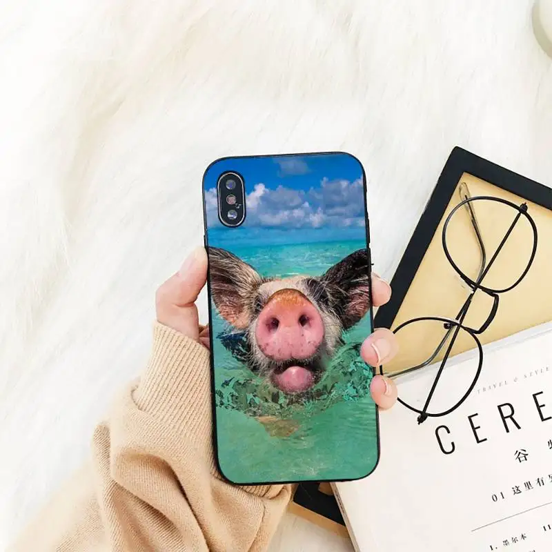 

Cute piggy Phone Case For iPhone 11 8 7 6 6S Plus X XS MAX 5 5S se 2020 11 12pro max iphone xr case