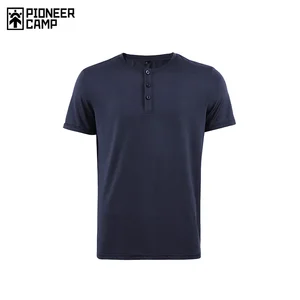 Футболка мужская Pioneer Camp с воротником-стойкой, короткий рукав, повседневная сетчатая рубашка, ADT902185Y, лето, 2019