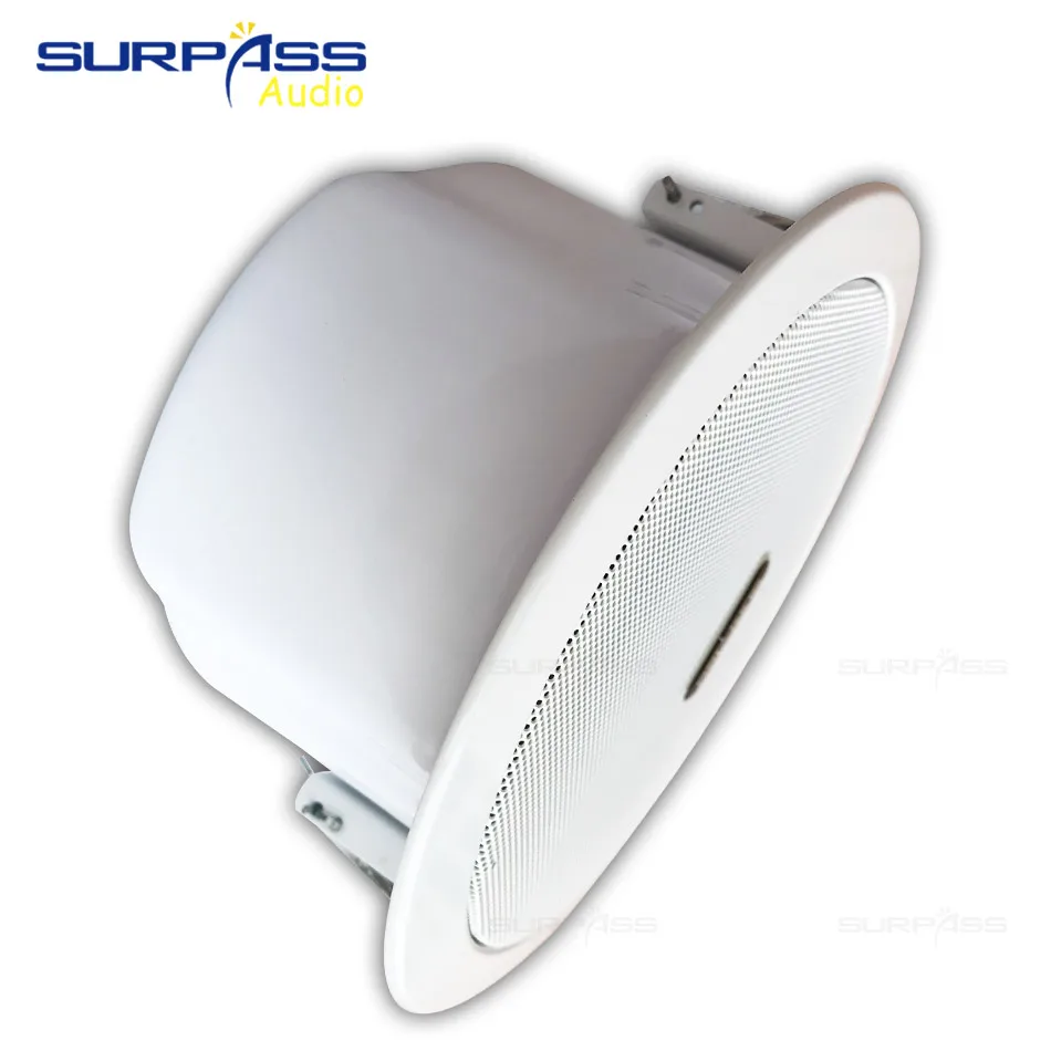 6 5 дюймовый потолочный динамик с задней крышкой для домашней фоновой музыкальной