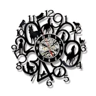 Настенные часы с рисунком щенков и собак, большие настенные часы с арабскими цифрами, для Мопсов, питбуля, французского бульдога, Бигля