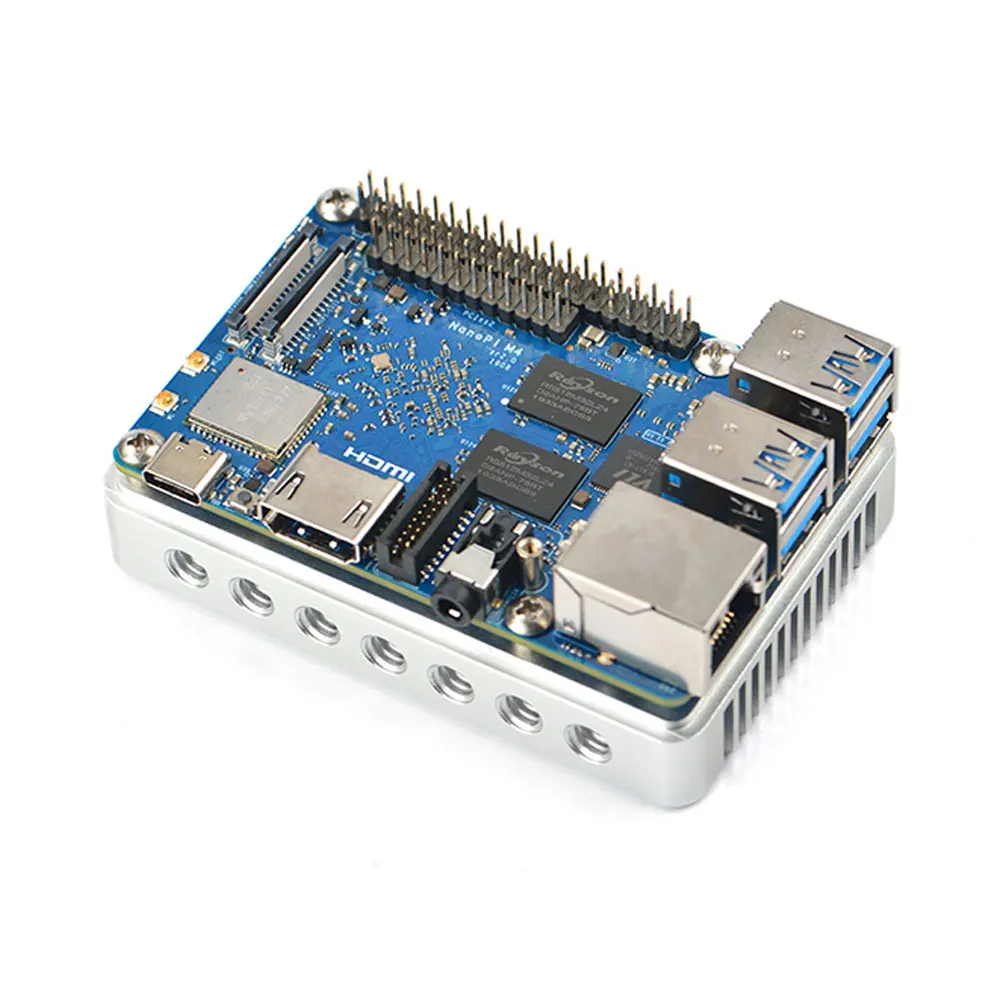 NanoPi M4V2 4 Гб DDR4 Rockchip RK3399 SoC 2 4G & 5G двухдиапазонный Wi Fi Поддержка Android 8 1 Ubuntu AI и