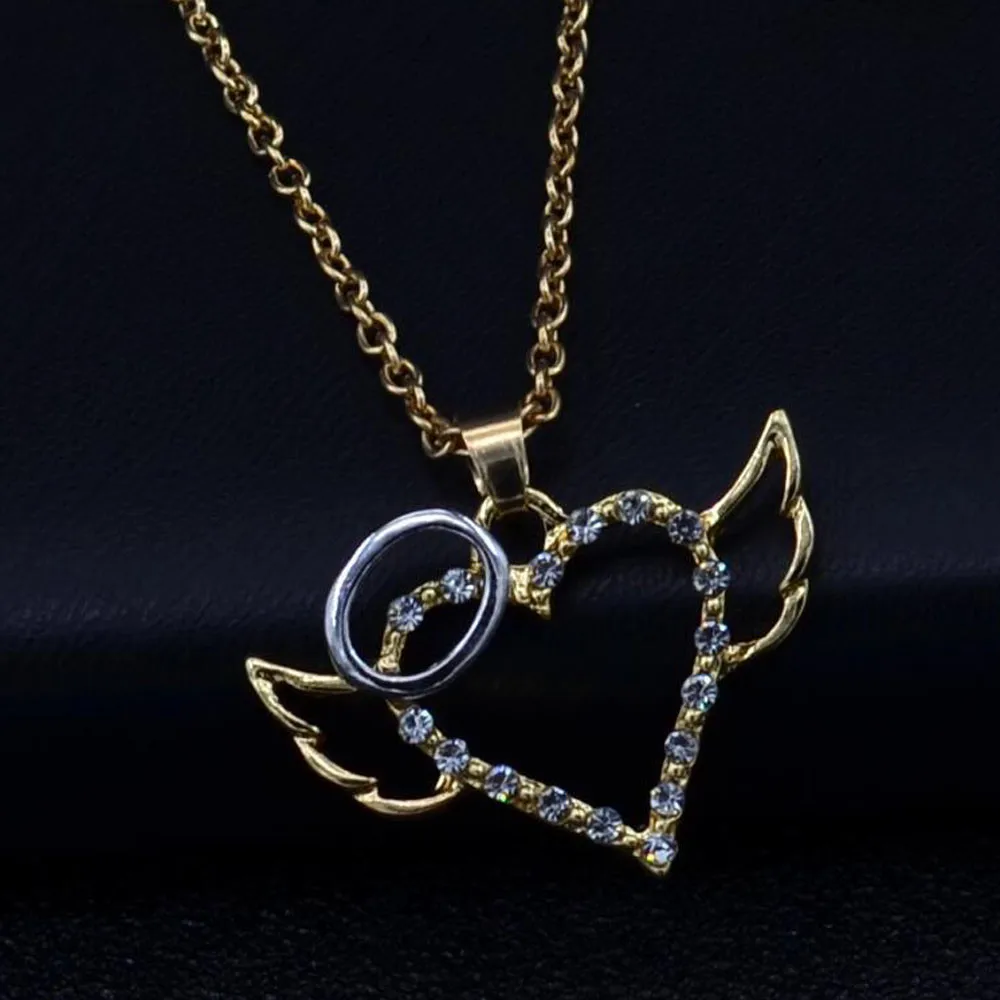 Женское Ожерелье с крыльями ангела простое ожерелье подвеской в виде крыла