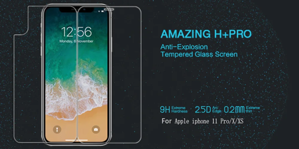 Для iphone 11 стекло Nillkin H+ Pro Закаленное стекло-экран протектор для iphone 11 pro/11 Pro Max/Xs Max/X/Xs/XR/6 7 8 Plus стекло