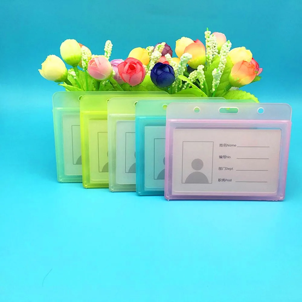 1 шт. прочный Водонепроницаемый Упаковка из жесткого Пластик ID карты держатель