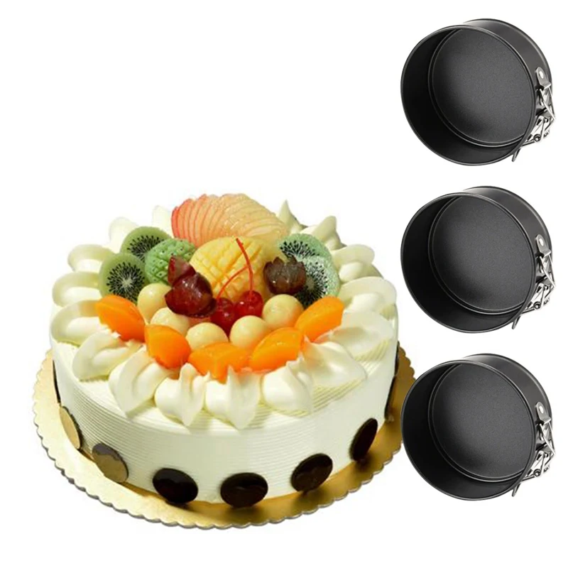 

For Baking Pans Kitchen Gadget Cake Dessert Dishes Tools Bakeware Decorating Accessories Cookware Round Non-stick Mold