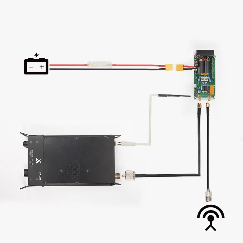 Собранная Модель 100 Вт 3 30 МГц Усилитель Мощности HF F QRP YAESU FT 817 KX3 818 SSB CW AM Xiegu G90 g90s