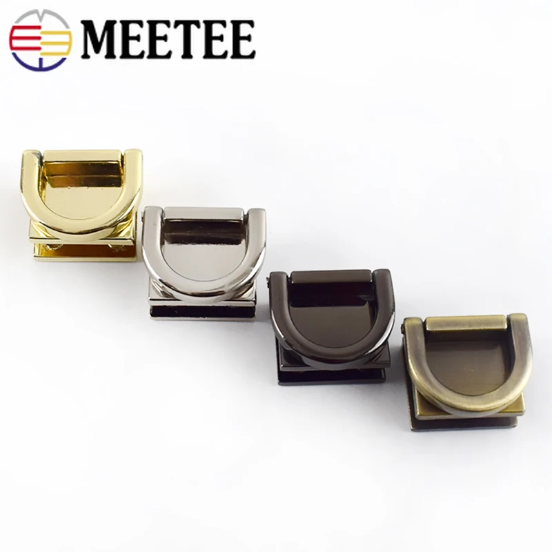 5/10 шт. Meetee сумка боковая вешалка сумки из натуральной кожи петля ремня пряжки
