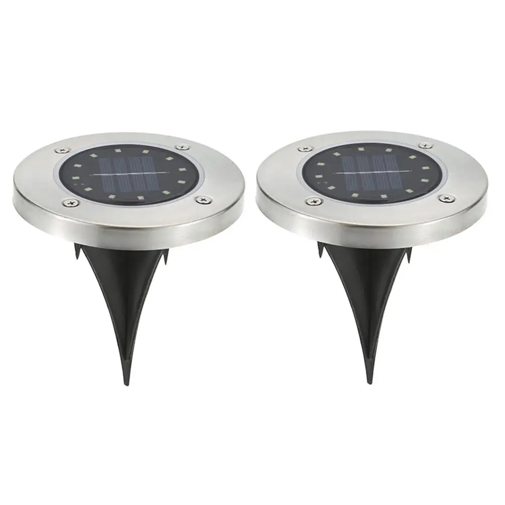 

12 LEDs Ground Light Solar Powered Garden Landscape Lawn Lamp Light Outdoor Road Stairs Decking Light Waterproof Floodlight