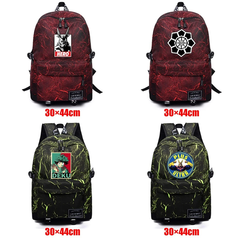 

Anime My Hero Academia Teenager Backpack Schoolbag Unisex High Quality Fabric Packsack Mochila Student Casual Travel Laptop Bag