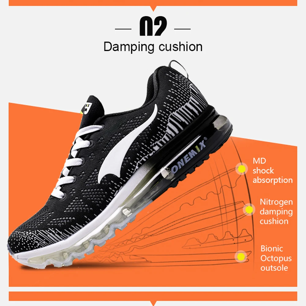 ONEMIX 202 Мужская Спортивная обувь для пробежки музыкальный ритм мужские Сникеры
