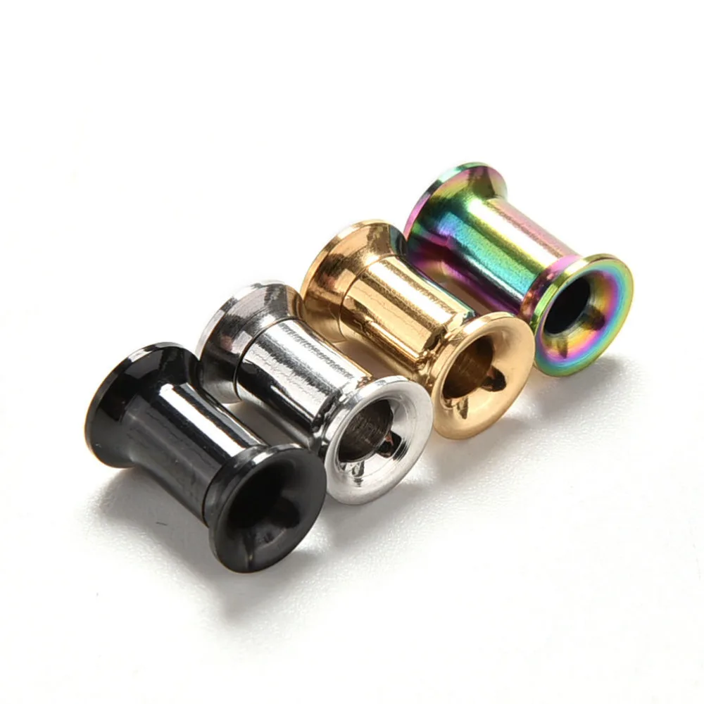 1 шт. черный белый прозрачный акриловый винт подходит для ушных носилок пробки