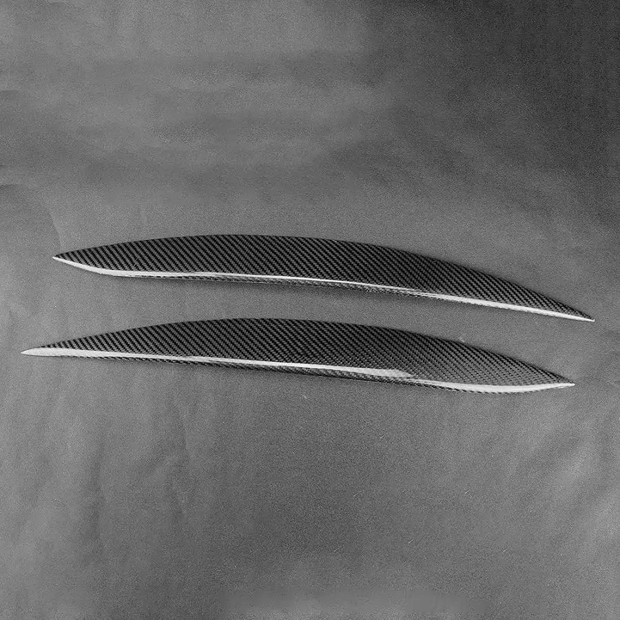 2 шт. покрытие для автомобильных фар бровей и век хромированная Накладка