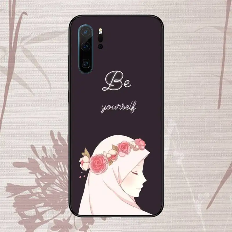 

Muslim Islamic Arabic Hijab Face Gril Eyes Phone Case For Huawei P20 P30 P40 lite Pro P Smart 2019 Mate 10 20 Lite Pro Nova 5t