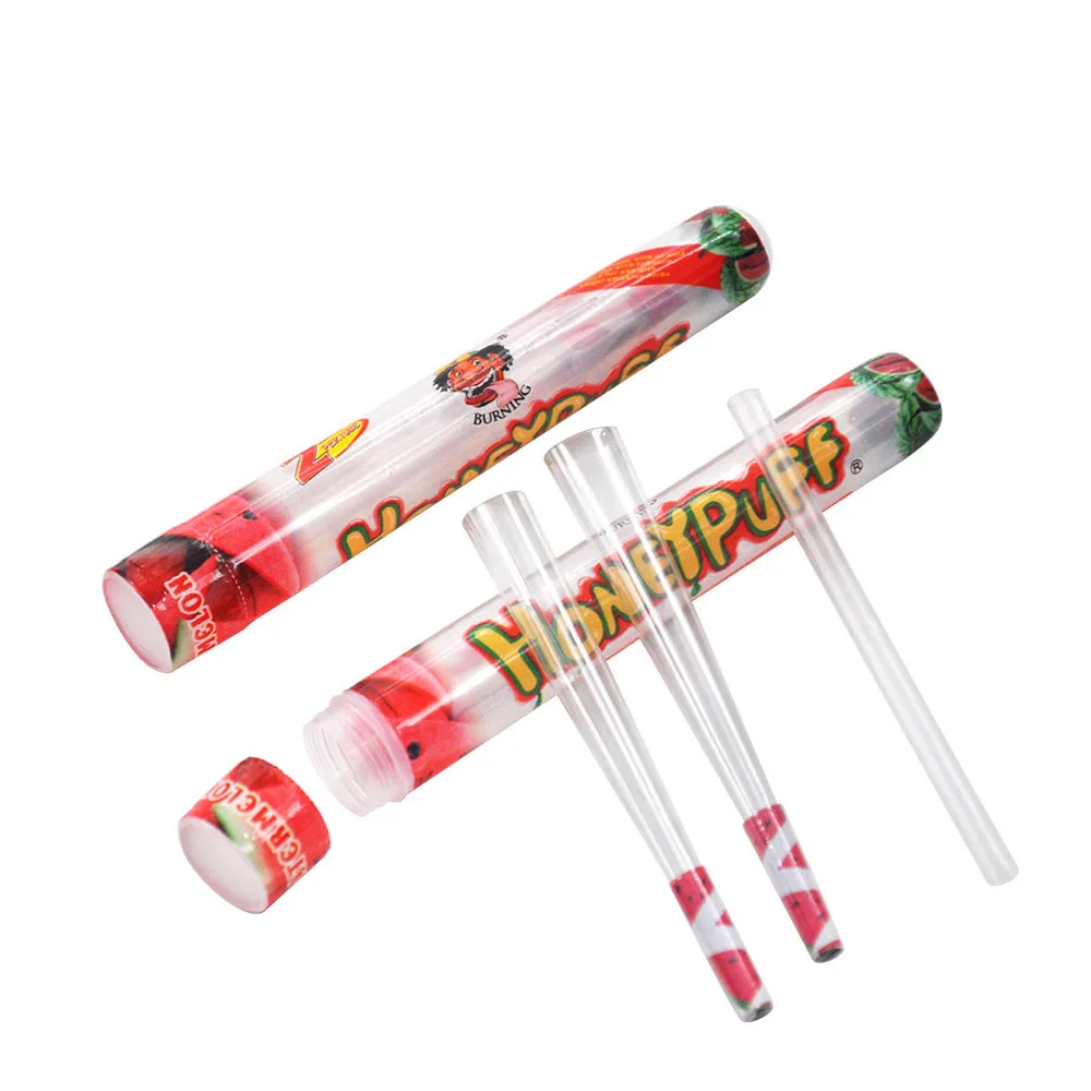 Прозрачная трубка для курения с фруктовым вкусом 1 коробка 24 шт одна 2 78 мм