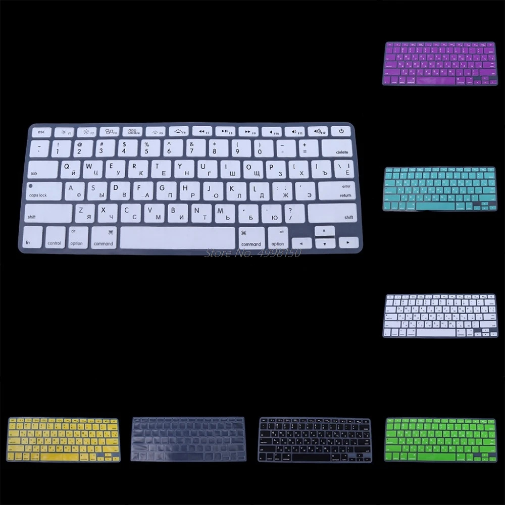US Version Russian Keyboard Silicone Skin Cover For Apple Macbook Air Pro 13 15 Dropship | Компьютеры и офис