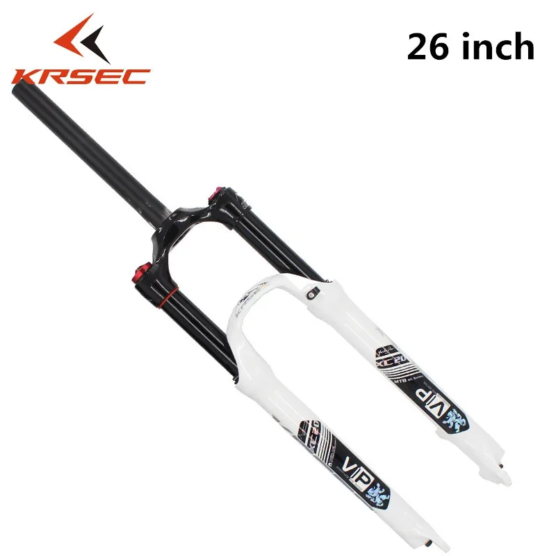 Газовая вилка KRSEC XC20 26/27 5/29 дюйма тормоз на плечо для горного велосипеда передние