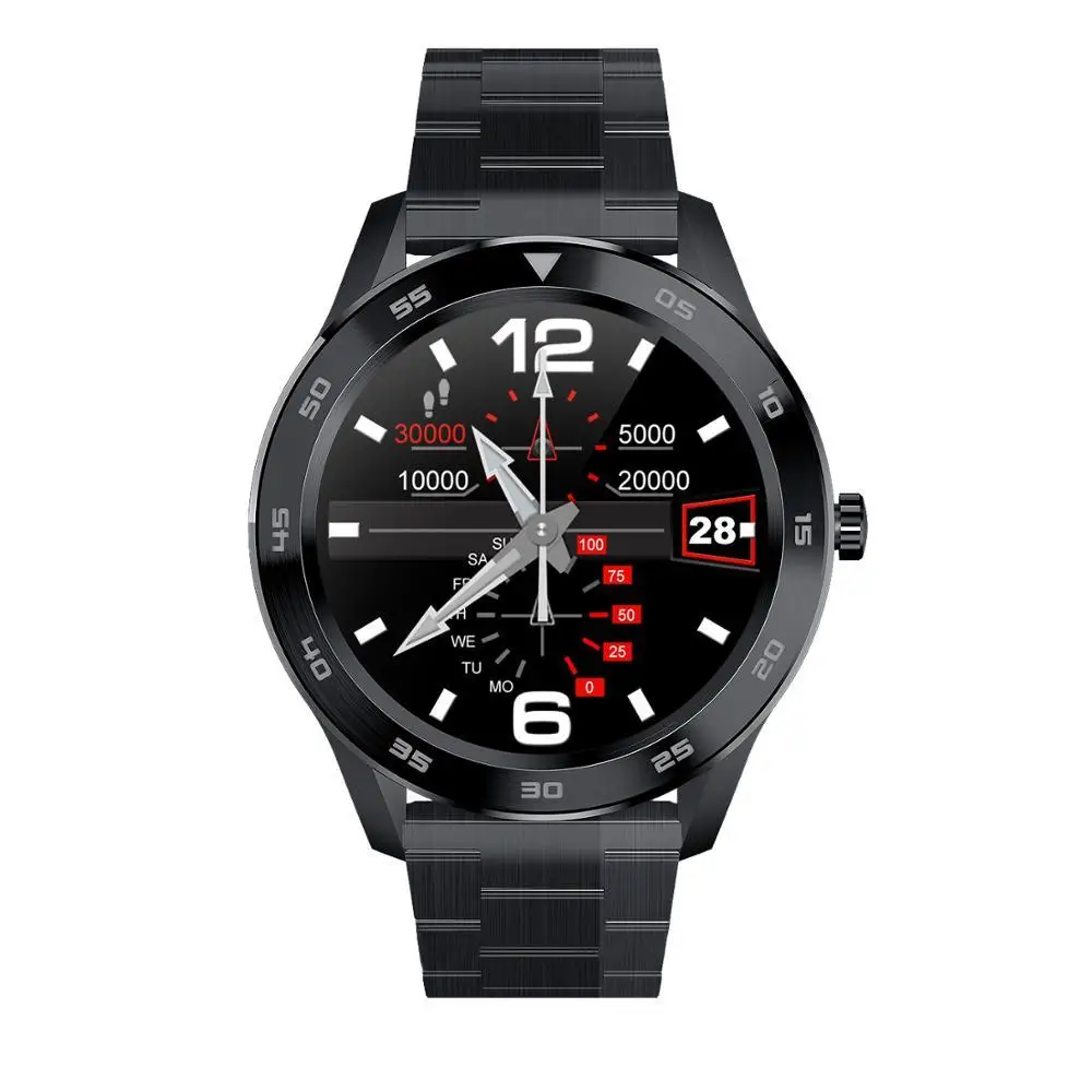 TU98 Black steel ECG+PPG смарт часы Более точные умные часы с полным сенсорным экраном Многоязычные умные часы Мужчины Женщины Фитнес браслет Фитнес трекер Монитор артериального давления Плавание и звонки через Bluetooth - Цвет: TU98 Black steel