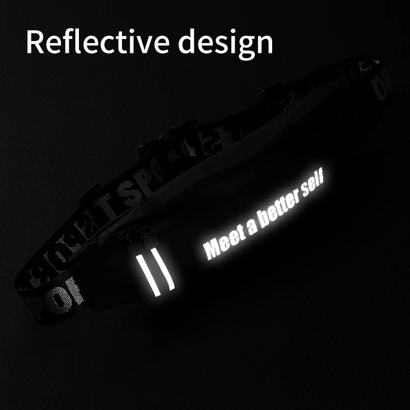 Waterproof Outdoor Sports Running Bag Belt Waist Pack Men Women Mobile Phone Bag Pouch Portable Large Capacity Wallet Waist Bags