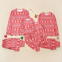 2022 christmas family matching outfits look father mother children pajamas sets mommy and me xmas pyjamas clothes baby romper