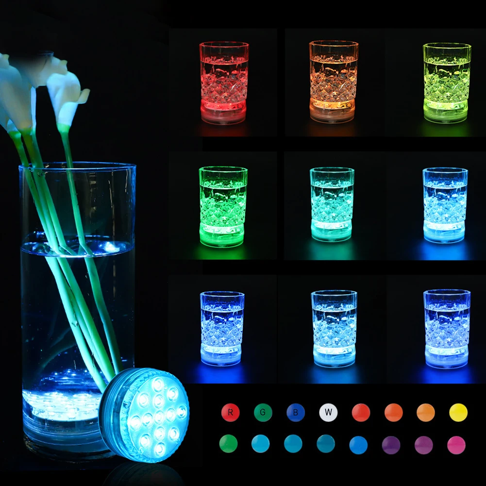 Водонепроницаемый Многоцветный погружной светодиодный подводный светильник на