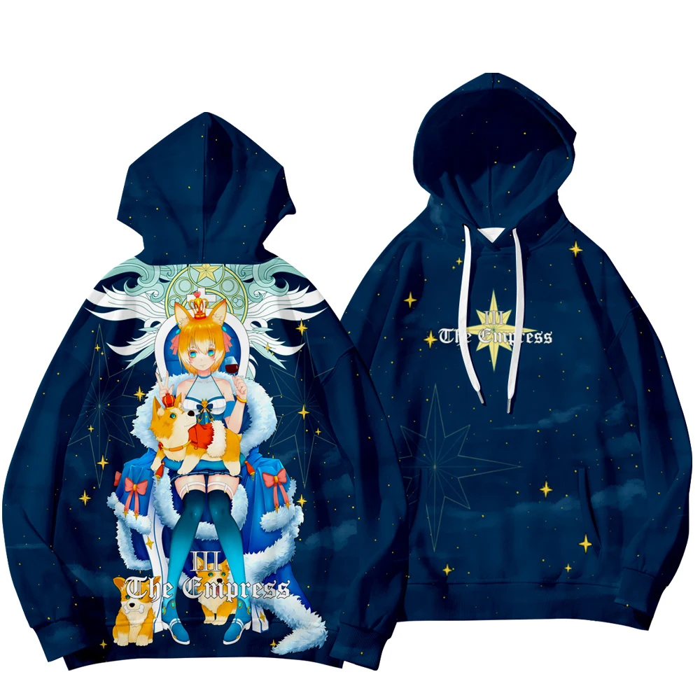 

Loose Hooded Hoodies sweatshirts Original comics Tarot The Fool Men Casual Hooded streetwear Pullovers Woman Sweatshirts