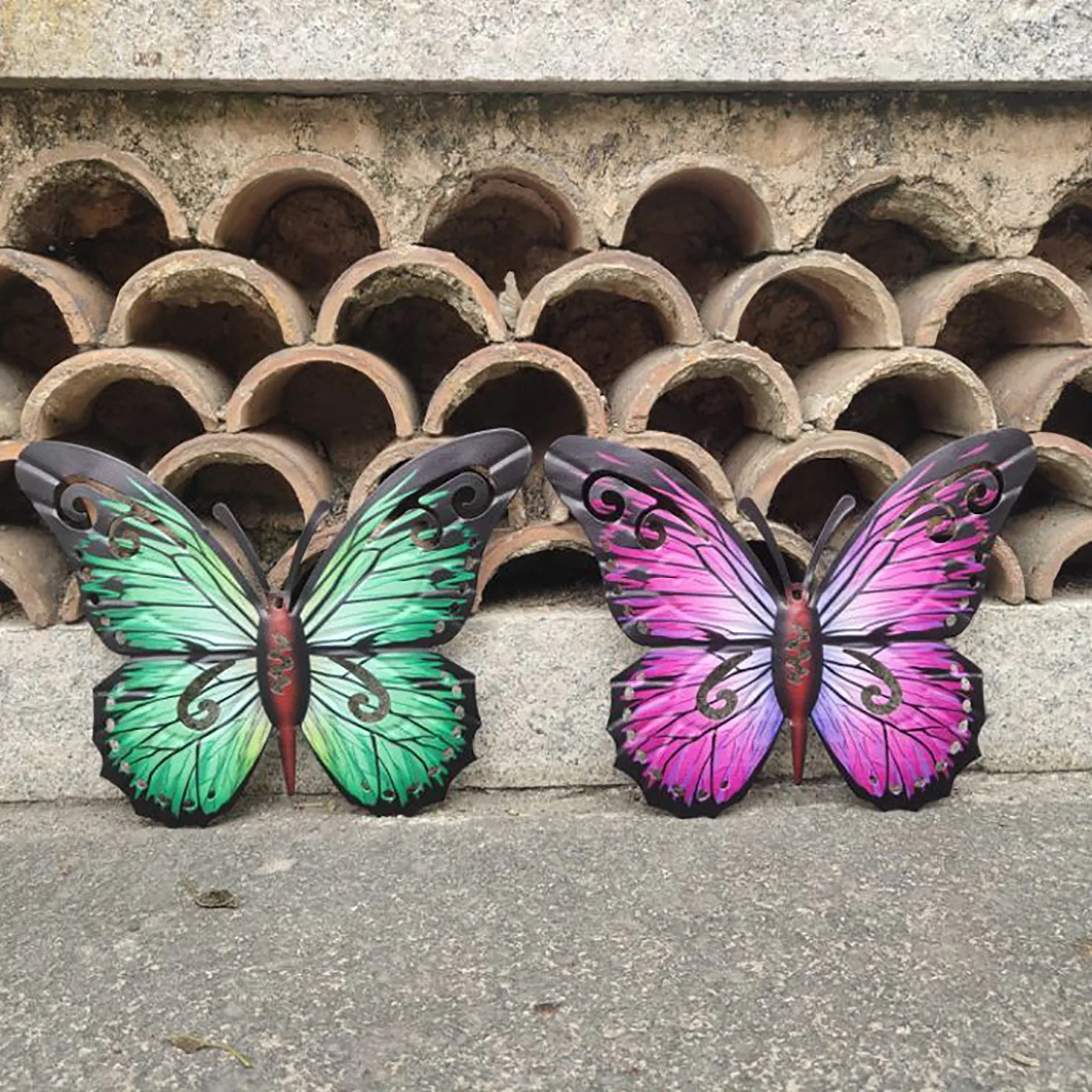 Креативная садовая бабочка для украшения стен дома и сада наружные статуэтки |