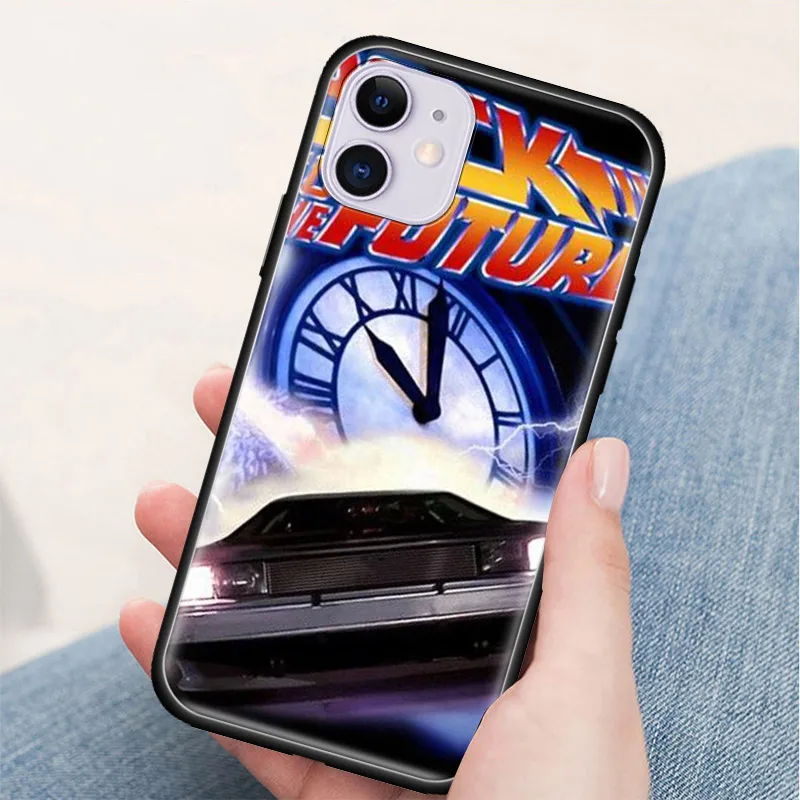 

Back To The Future Cases For Apple iPhone 11 12 Pro 7 8 Plus XS Max 6 6S Soft Silicone Phone Coque SE 2020 XR X 12Mini Shell