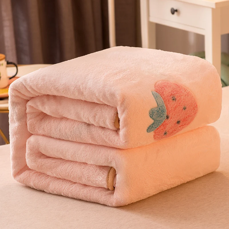 

Cartoon Blankets Mantas Cama Decke Deken Koc for Nap Beds Sofa Para Bebe Coperta Divano Throw Flannel Fluffy All Season Winter