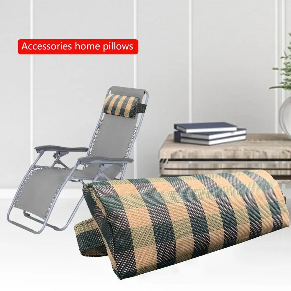 Садовый складной шезлонг подушка для головы подголовник пляжное кресло уличное