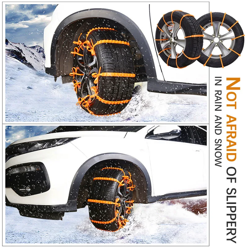 

Anti-skid cable ties for new portable vehicles Car Universal Mini Plastic Winter Tyres wheels Snow Chains For Cars