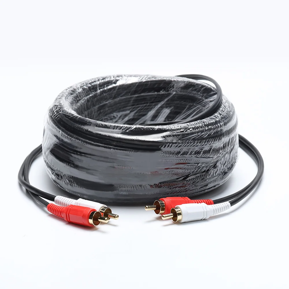 PCER Аудио кабель 2RCA на штекер мужской аудио RCA 1 5 м 3 для домашний кинотеатр DVD ТВ